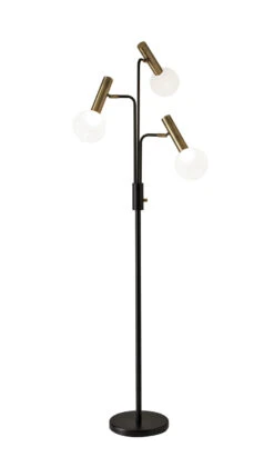 Sinclair LED Floor Lamp In Black