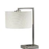 Austin Table Lamp In Brushed Steel 2 Austin Table Lamp In Brushed Steel -Adesso 981024
