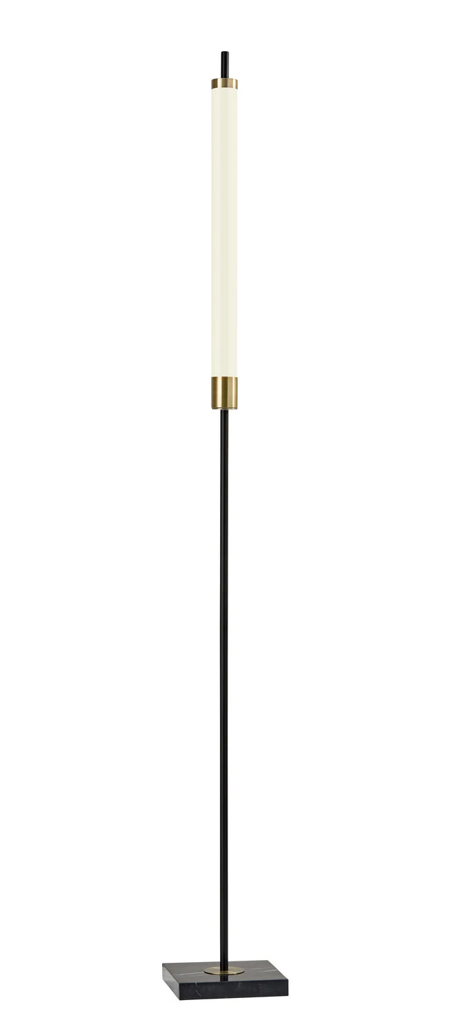 Piper LED Floor Lamp In Black Marble 3 Piper LED Floor Lamp In Black Marble