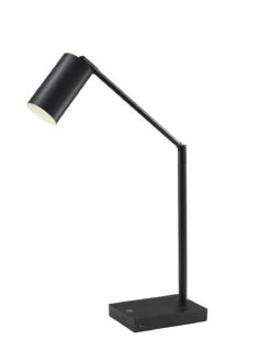 Colby LED Desk Lamp In Black Painted