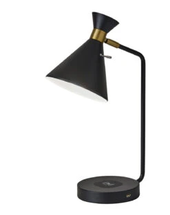 Maxine Desk Lamp In Matte Black