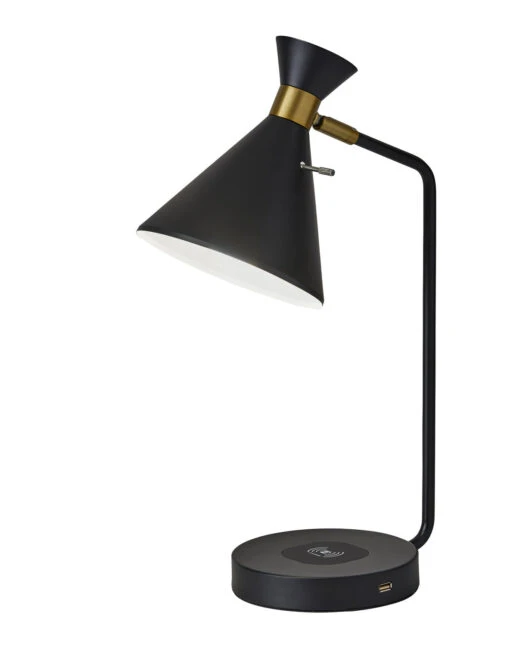 Maxine Desk Lamp In Matte Black