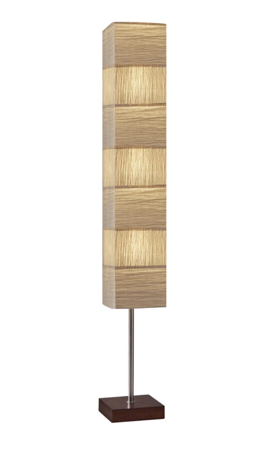 Sahara 3-Light Floorchiere In Walnut Rubberwood