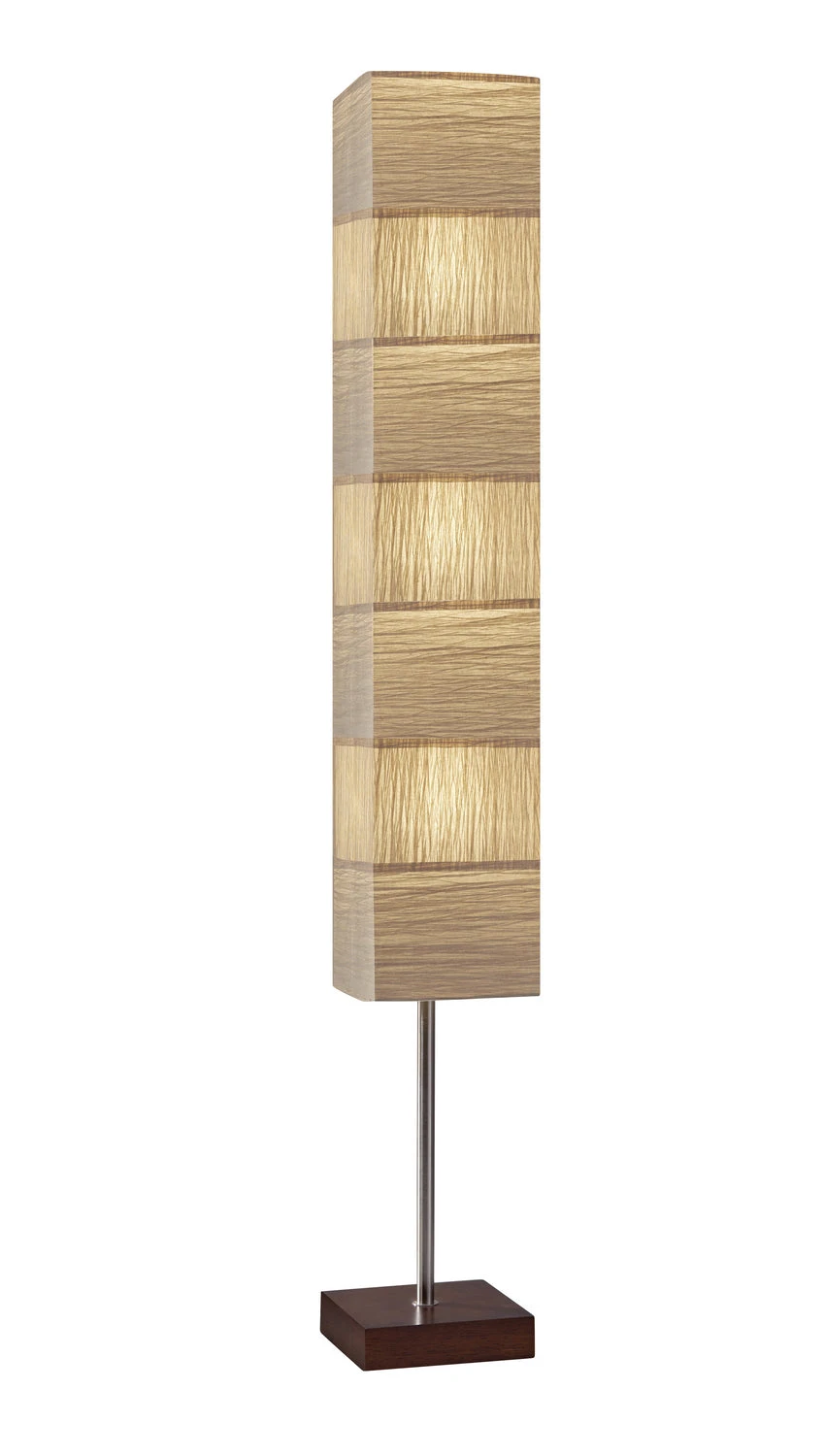 Sahara 3-Light Floorchiere In Walnut Rubberwood 3 Sahara 3-Light Floorchiere In Walnut Rubberwood