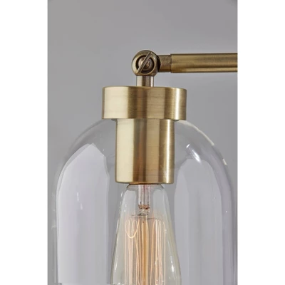 Bristol Floor Lamp (Includes Light Bulb) Antique Brass - Adesso 4 Bristol Floor Lamp (Includes Light Bulb) Antique Brass - Adesso - Image 2