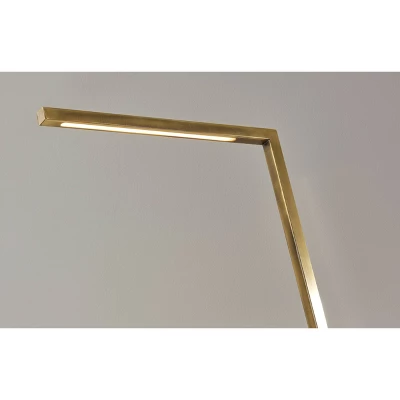 Aidan AdessoCharge LED Wireless Charging Desk Lamp (Includes LED Light Bulb) Antique Brass - Adesso 5 Aidan AdessoCharge LED Wireless Charging Desk Lamp (Includes LED Light Bulb) Antique Brass - Adesso - Image 3