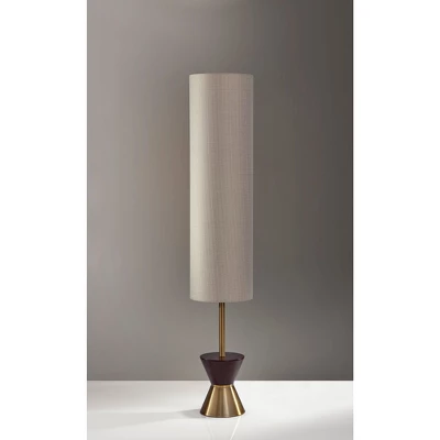 59" Carmen Floor Lantern Brass - Adesso 3 59" Carmen Floor Lantern Brass - Adesso