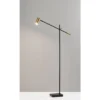 58" X 63" Collette Floor Lamp (Includes LED Light Bulb) Black - Adesso 1 58" X 63" Collette Floor Lamp (Includes LED Light Bulb) Black - Adesso -Adesso GUEST 084c6729 a589 4260 9c57 3b648d1df5b0