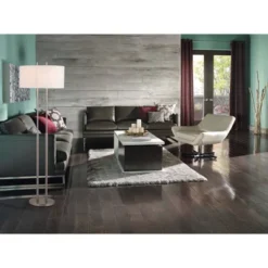 62" Duet Floor Lamp Silver/Ivory - Adesso 7 62" Duet Floor Lamp Silver/Ivory - Adesso -Adesso GUEST 0adfb4e5 0d4d 428b bc9c 1cc2a820f655