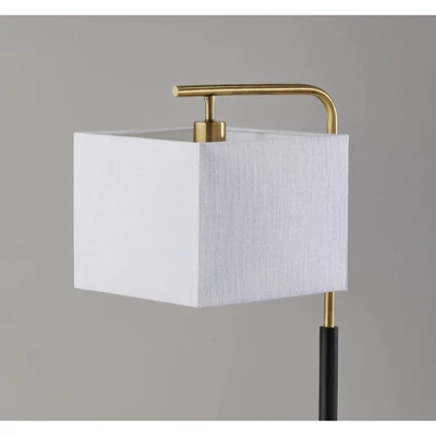 Flora Antique Brass Table Lamp Black - Adesso 4 Flora Antique Brass Table Lamp Black - Adesso - Image 2