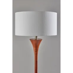 Rebecca Floor Lamp Walnut Rubberwood With Antique Brass Accent - Adesso 10 Rebecca Floor Lamp Walnut Rubberwood With Antique Brass Accent - Adesso -Adesso GUEST 1069e486 e75c 40e7 b1ba 7501e5a6cb48