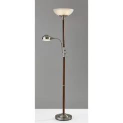 Adesso 25 Lexington Combo Floor Lamp Black - Adesso