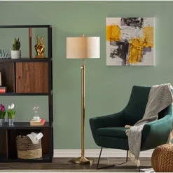 Barton Floor Lamp Antique Brass - Adesso 8 Barton Floor Lamp Antique Brass - Adesso -Adesso GUEST 12275872 5a0d 4a54 945e 68a0d13dc354