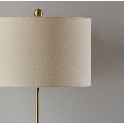 Barton Table Lamp Antique Brass - Adesso 4 Barton Table Lamp Antique Brass - Adesso - Image 2