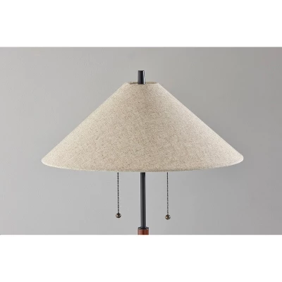 Palmer Natural Table Lamp Black - Adesso 4 Palmer Natural Table Lamp Black - Adesso - Image 2