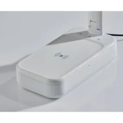 UV-C Sanitizing Table Lamp With Wireless Charging And Smart Switch White (Includes LED Light Bulb) - Adesso 10 UV-C Sanitizing Table Lamp With Wireless Charging And Smart Switch White (Includes LED Light Bulb) - Adesso -Adesso GUEST 15a7cc13 ef73 4051 9a97 7dca3804bf6a
