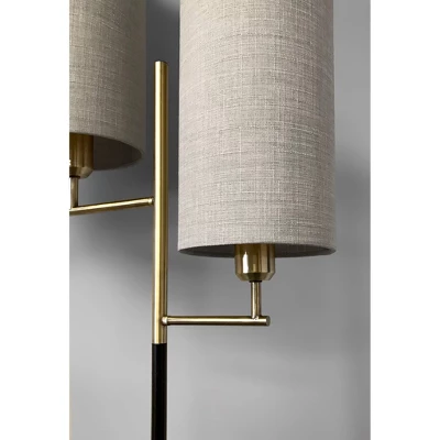 26.75" Davis Table Lamp Matte Black - Adesso 4 26.75" Davis Table Lamp Matte Black - Adesso - Image 2