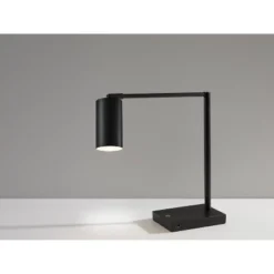 15.5" X 32.5" Colby Desk Lamp (Includes LED Light Bulb) Black - Adesso 17 15.5" X 32.5" Colby Desk Lamp (Includes LED Light Bulb) Black - Adesso -Adesso GUEST 1b408e87 c232 4c96 bff4 db1daa615326
