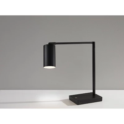 15.5" X 32.5" Colby Desk Lamp (Includes LED Light Bulb) Black - Adesso 7 15.5" X 32.5" Colby Desk Lamp (Includes LED Light Bulb) Black - Adesso - Image 5