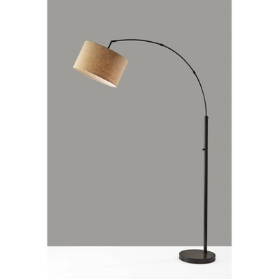 Preston Arc Lamp Dark Bronze - Adesso 4 Preston Arc Lamp Dark Bronze - Adesso - Image 2
