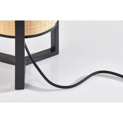 Quinn Table Lantern Wood Black - Adesso 4 Quinn Table Lantern Wood Black - Adesso - Image 2