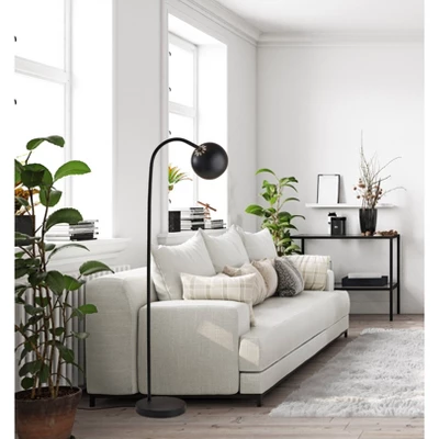 Emerson Floor Lamp Black - Adesso 4 Emerson Floor Lamp Black - Adesso - Image 2