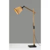 Walden Natural Wood Floor Lamp Black - Adesso -Adesso GUEST 1fcba730 5fd3 4f4e 88dc 32de9de78232