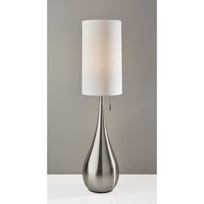 Christina Table Lamp Brushed Steel - Adesso 3 Christina Table Lamp Brushed Steel - Adesso
