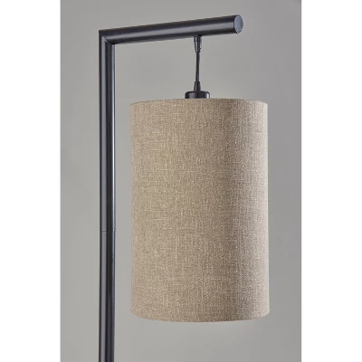 Reggie Floor Lamp Black - Adesso 4 Reggie Floor Lamp Black - Adesso - Image 2