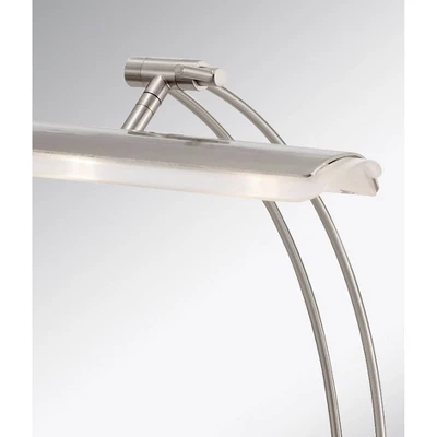 13" X 19" Esquire Desk Lamp (Includes LED Light Bulb) Silver - Adesso 4 13" X 19" Esquire Desk Lamp (Includes LED Light Bulb) Silver - Adesso - Image 2