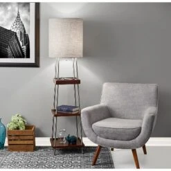 63.25" Wireless Charging Floor Lamp - Adesso -Adesso GUEST 22d72144 9370 433a a191 a744bee6d305