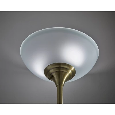 71" Bergen Collection Torchiere Black - Adesso 12 71" Bergen Collection Torchiere Black - Adesso - Image 10