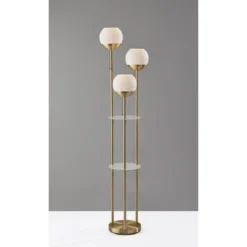 Bianca Shelf Floor Lamp Antique Brass - Adesso 15 Bianca Shelf Floor Lamp Antique Brass - Adesso -Adesso GUEST 24e47ce6 6160 44d6 8a8c 6b9618d03af2