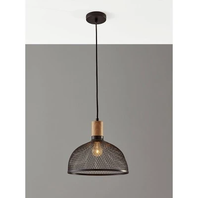Large Dale Pendant Black - Adesso 5 Large Dale Pendant Black - Adesso - Image 3