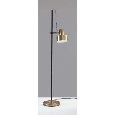 56.5" Clayton Floor Lamp Matte Black - Adesso 4 56.5" Clayton Floor Lamp Matte Black - Adesso - Image 2