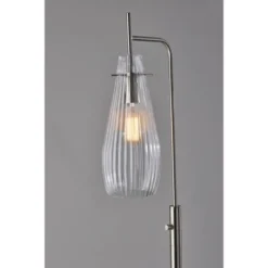 Layla Floor Lamp Brushed Steel - Adesso 6 Layla Floor Lamp Brushed Steel - Adesso -Adesso GUEST 278ee494 47be 401d 892e ecd3097edcee