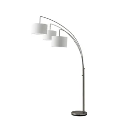 Trinity Arc Lamp Brushed Steel - Adesso 11 Trinity Arc Lamp Brushed Steel - Adesso -Adesso GUEST 2c8ef69d 0deb 4013 9dac 64847cf39420