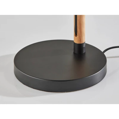 Elsie Natural Wood Table Lamp Black - Adesso 6 Elsie Natural Wood Table Lamp Black - Adesso - Image 4