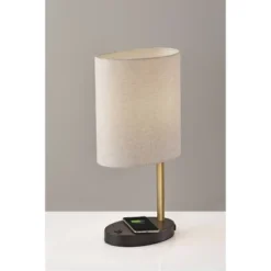 Curtis AdessoCharge Wireless Charging Table Lamp Black/Brass - Adesso 12 Curtis AdessoCharge Wireless Charging Table Lamp Black/Brass - Adesso -Adesso GUEST 2e9365b1 0fa2 4f3d 8a09 d587aa1b4522