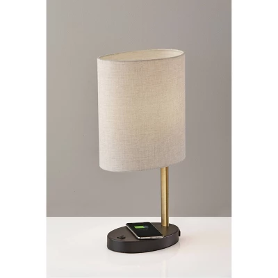 Curtis AdessoCharge Wireless Charging Table Lamp Black/Brass - Adesso 6 Curtis AdessoCharge Wireless Charging Table Lamp Black/Brass - Adesso - Image 4