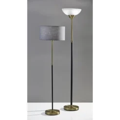 71" Bergen Collection Torchiere Black - Adesso 17 71" Bergen Collection Torchiere Black - Adesso -Adesso GUEST 3134718b 2315 422d 999c 9a6568bcc987
