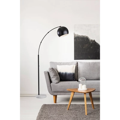 Astoria Arc Lamp Black - Adesso 3 Astoria Arc Lamp Black - Adesso