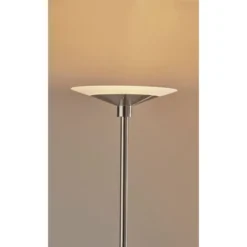 Solar Torchiere (Includes LED Light Bulb) Silver - Adesso 11 Solar Torchiere (Includes LED Light Bulb) Silver - Adesso -Adesso GUEST 3802ea30 1242 43e3 850a ffe0dcea4fe9