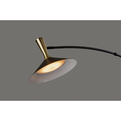 Bradley Arc Lamp With Smart Switch Black (Includes LED Light Bulb) - Adesso 6 Bradley Arc Lamp With Smart Switch Black (Includes LED Light Bulb) - Adesso - Image 4
