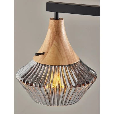 Elsie Natural Wood Table Lamp Black - Adesso 4 Elsie Natural Wood Table Lamp Black - Adesso - Image 2