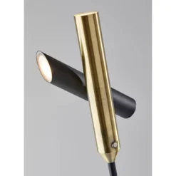 LED Vega Torchiere Black/Brass (Includes LED Light Bulb) - Adesso 15 LED Vega Torchiere Black/Brass (Includes LED Light Bulb) - Adesso -Adesso GUEST 3f55d9fd 4eef 4d88 8b6d 6b1dab848fb1