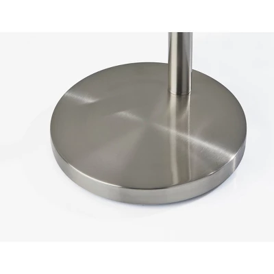 Layla Floor Lamp Brushed Steel - Adesso 3 Layla Floor Lamp Brushed Steel - Adesso
