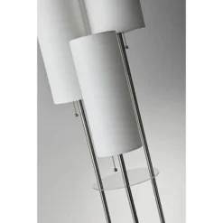 68" Trio Floor Lamp Silver - Adesso 9 68" Trio Floor Lamp Silver - Adesso -Adesso GUEST 4463b9a8 2130 4571 933b 2bf91ba74026