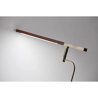 50.5" X 62.5" 3-way Barrett Floor Lamp (Includes LED Light Bulb) Brass - Adesso 7 50.5" X 62.5" 3-way Barrett Floor Lamp (Includes LED Light Bulb) Brass - Adesso - Image 5