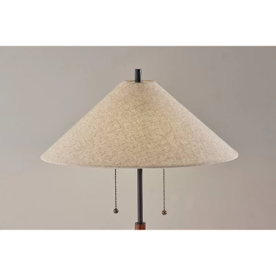 Palmer Natural Table Lamp Black - Adesso 5 Palmer Natural Table Lamp Black - Adesso - Image 3